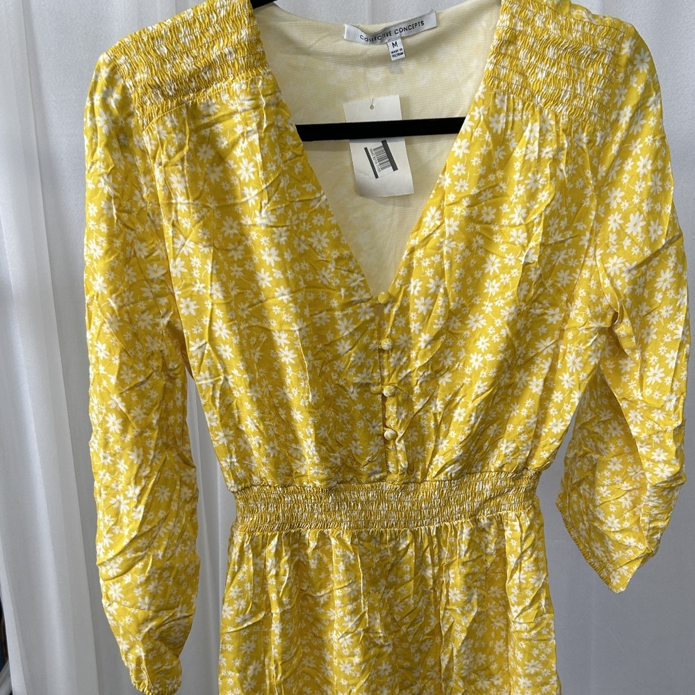 Collective Concepts Yellow Dress Medium